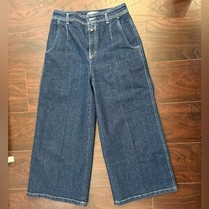 Closed Made in Italy Wide legged cropped jeans